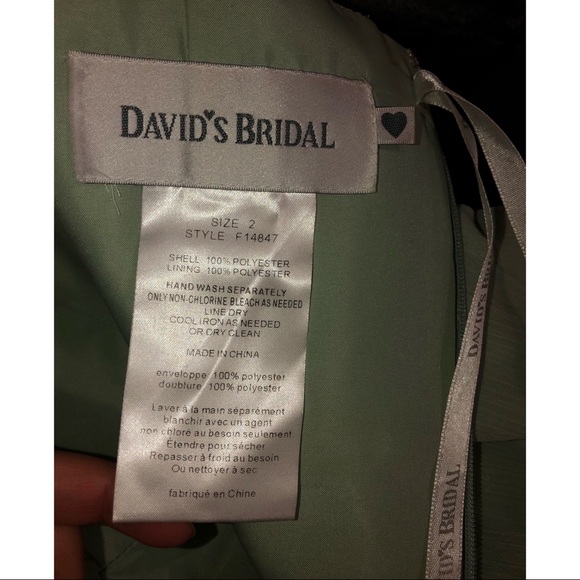 David’s Bridal prom/bridesmaid dress - Picture 3 of 4